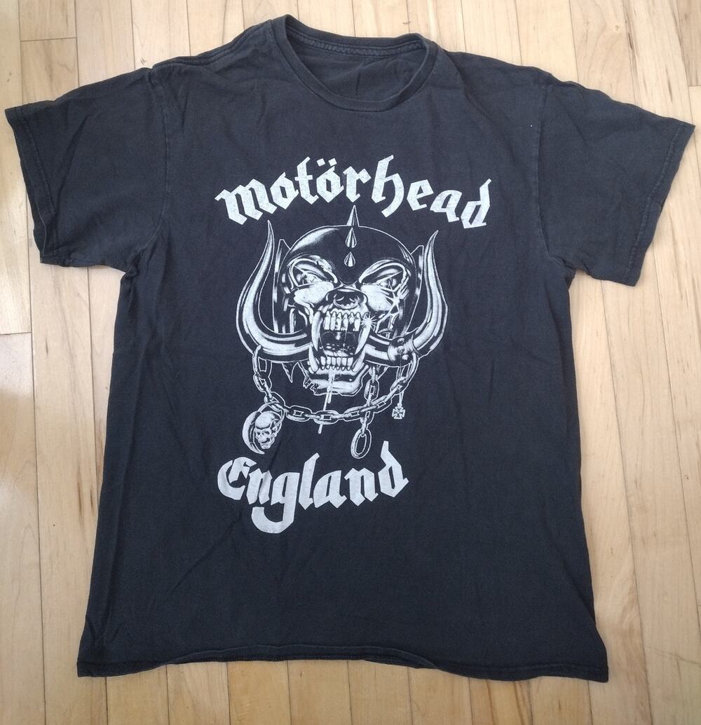 Motörhead England Heavy Metal Rock Band Graphic Black T-Shirt
